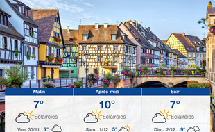 Météo Colmar: Prévisions du jeudi 29 novembre 2018
