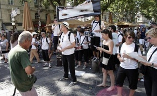 Au festival d'Avignon le 12 juillet 2009