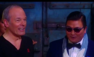 Laurent Baffie et Denis Carré, sosie de Psy.