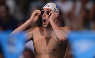 Le nageur français Camille Lacourt, lors des championnats du monde de Barcelone, le 4 août 2013.