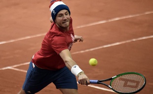 Lucas Pouille prépare la finale depuis plusieurs jours