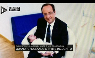 François Hollande a rendu une visite surprise à l'association Aire de famille, le 2 décembre 2013.
