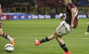 Stephan El Shaarawy, sous les couleurs du Milan AC, le 24 mai 2015.