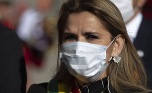 La présidente par intérim de la Bolivie, Jeanine Añez, à La Paz le 6 août 2020.