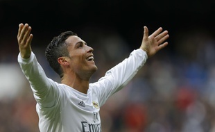 Ronaldo a inscrit un quadruplé pour le Real Madrid face au Celta Vigo (7-1), le 5 mars 2016.