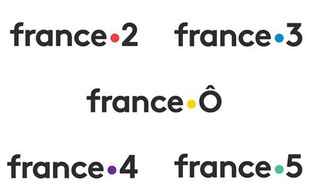 Les nouveaux logos des chaînes France Télévisions à partir du 29 janvier 2018