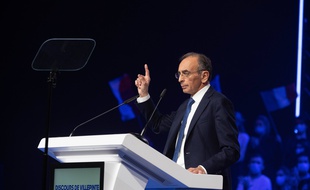 Eric Zemmour lors de son meeting à Villepinte en Seine-Saint-Denis, le 5 décembre 2021.