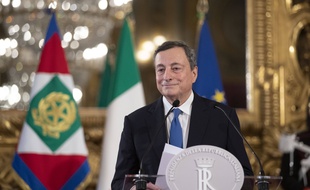 L'ancien gouverneur de la BCE et futur chef du gouvernement italien, Mario Draghi.