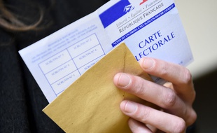Une carte électorale.
