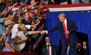 Donald Trump, le président des Etats-Unis, le 17 juillet 2019 en Caroline du Nord.