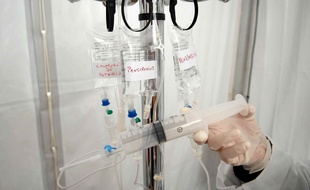 Représentation d'une exécution a mort par injection létale.