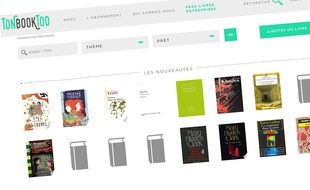 Capture d'écran du site Tonbooktoo