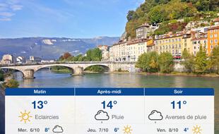 Météo Grenoble: Prévisions du mardi 5 octobre 2021