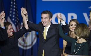 Le démocrate Ralph Northam a battu le républicain Ed Gillespie pour le poste de gouverneur de Virginie, le 7 novembre 2017.