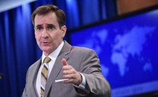 Le porte-parole du département d'Etat américain, John Kirby, le 6 janvier 2015 à Washington
