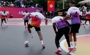 Les joueurs d'Ile-de-France s'affrontent sur le terrain d'Impulstar, Brut.