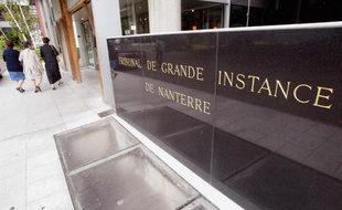 L'entrée du tribunal de grande instance de Nanterre
