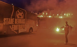 Les supporters du Stade Rennais s'étaient mobilisés avant le premier match de leur histoire en Ligue des champions.