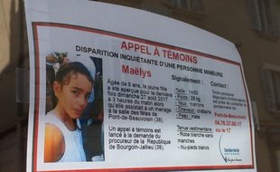 Maëlys, 9 ans, a disparu dans la nuit de samedi à dimanche, le 27 août 2017 à Pont-de-Beauvoisin en Isère. Un appel à témoins a été diffusé par les gendarmes et placardé, notamment, dans les commerces de la commune.