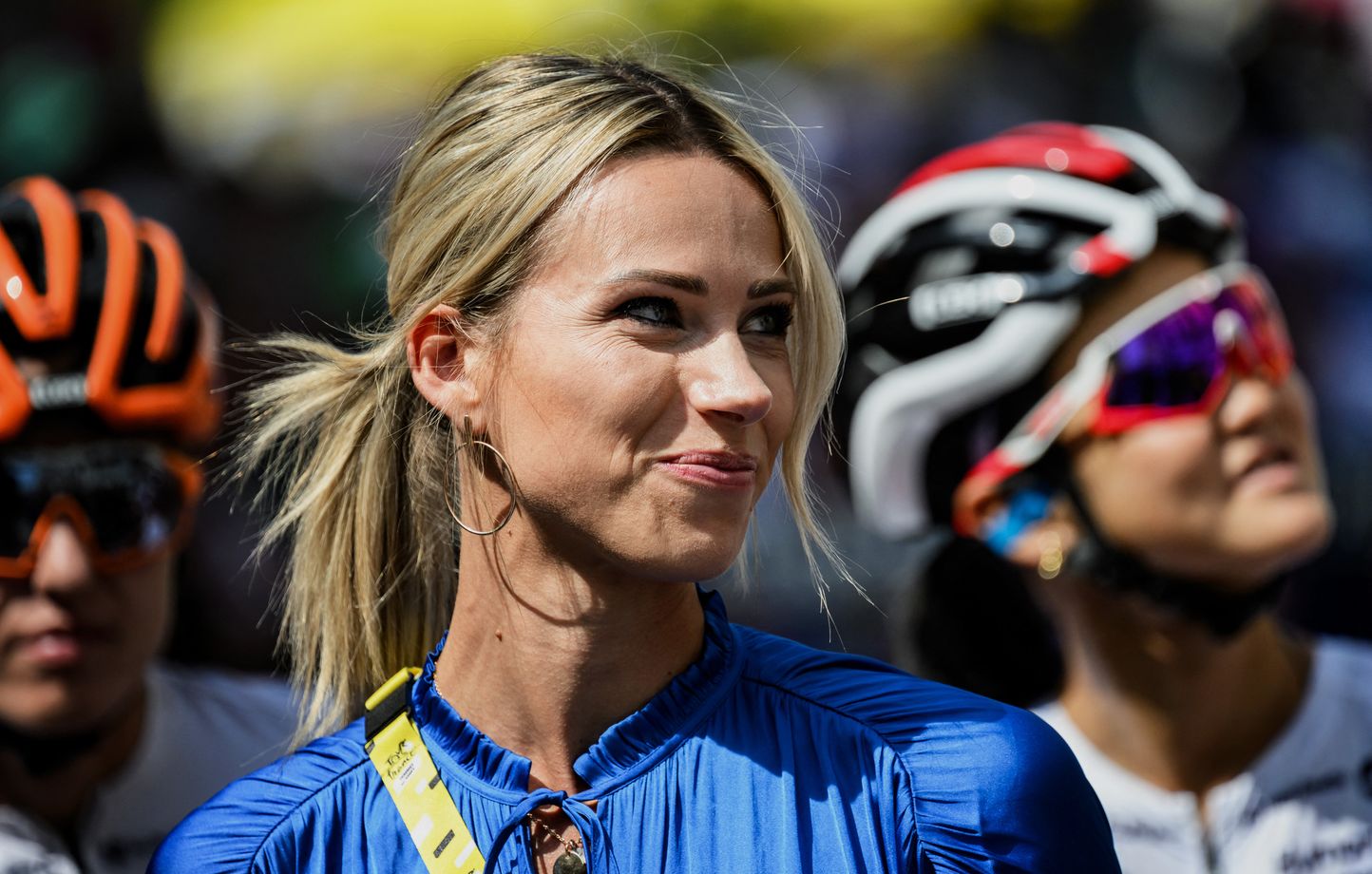 Ancienne coureuses cycliste et consultante cyclisme pour France Télévisions, Marion Rousse est aussi la directrice du Tour de France femmes.