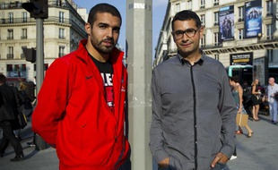 Abdellah Boudor et Rachid Santaki, le 28 août 2013 à Paris.