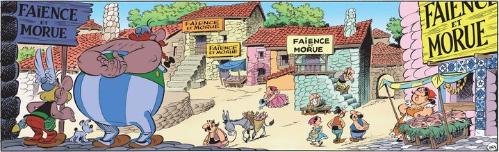 Un village portugais dans « Astérix en Lusitanie »