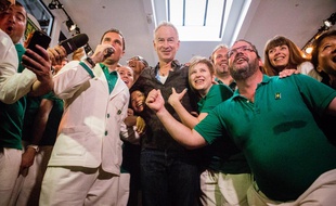 John McEnroe lors d'une opération promotionnelle pour We Are Tennis le 27 mai 2016.