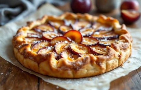 « Le meilleur dessert aux prunes » : cette tarte rustique est si simple et si bonne qu’elle devient addictive !