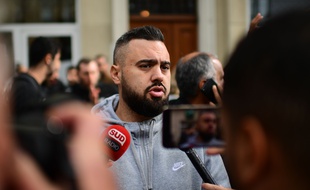 Eric Drouet lors d'une précédente mobilisation en octobre 2019, à Paris.