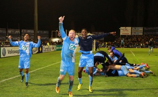 Trélissac (CFA) a réalisé l'exploit des 16es de finale de la Coupe de France en éliminant Lille, le 20 janvier 2016.
