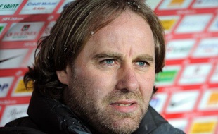 Jean-Guy Wallemme alors entraineur du RC Lens, en 2010.