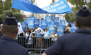 Les notaires ont manifesté à Marseille le 17 septembre.