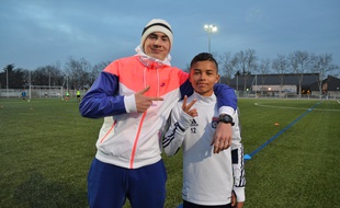 U15 à l'OL, Marlone Foubert-Jacquemin et Mattéo Makhabe participent cette semaine aux entraînements des U17 départementaux de Chassieu-Décines FC.