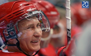 Vladimir Poutine met 8 buts au Hockey contre des vétérans de la NHL - Le Rewind (vidéo)