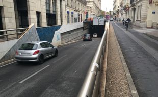L'entrée du tunnel de la Comédie, sur le boulevard Victor-Hugo.