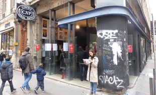 A Lyon, le 14 décembre 2014, lors des dernières projections au CNP avant sa fermeture pour travaux.