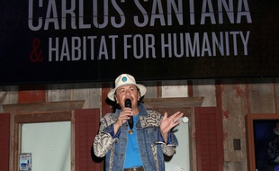 Le musicien Carlos Santana à Las Vegas en septembre 2017