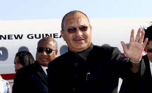 Le Premier ministre de la Papouasie-Nouvelle-Guinée, Peter O'Neill.