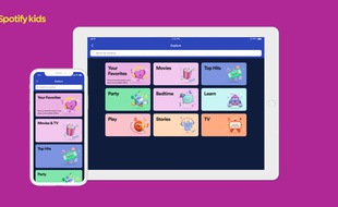 Spotify lance sa version Kids destinée aux moins de 12 ans