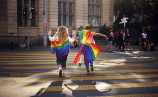 La marches des fiertés à Zurich, le 4 septembre 2021.