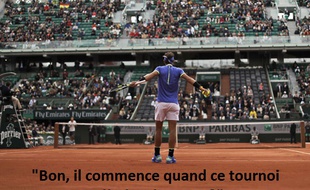 Rafael Nadal, le 7 juin 2017 contre Carreno-Busta.
