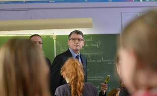 Vincent Peillon à Bourges, le 15 février 2013.