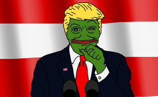 Pepe The Frog récupéré par les supporters de Donald Trump.