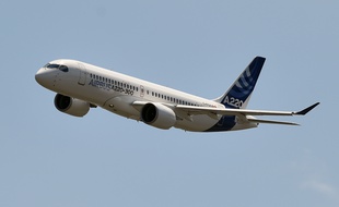 Un Airbus A220, illustration.