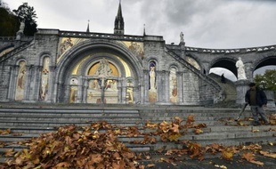 La Basilique Notre-Dame-du-Rosaire à Lourdes, le 3 novembre 2015