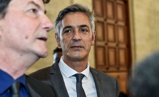 Pascal Bonnefoy, l'ancien maître d'hôtel de Liliane Bettencourt, à l'origine des enregistrements clandestins./AMEZUGO_134419/Credit:Ugo Amez/SIPA/1511031354