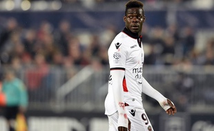 Mario Balotelli lors du match entre Bordeaux et Nice le 21 décembre 2016.
