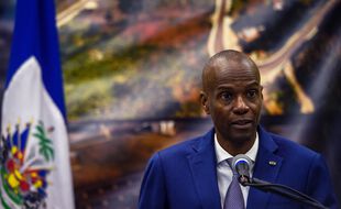 Le président d'Haïti, Jovenel Moise, lors d'une conférence de presse le 7 janvier 2020 (illustration)