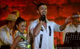 Saad Lamjarred est remis en liberté sous bracelet électronique (Illustration). / AFP PHOTO / FETHI BELAID