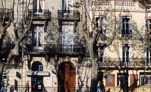 Une rue, à Perpignan (illustration)